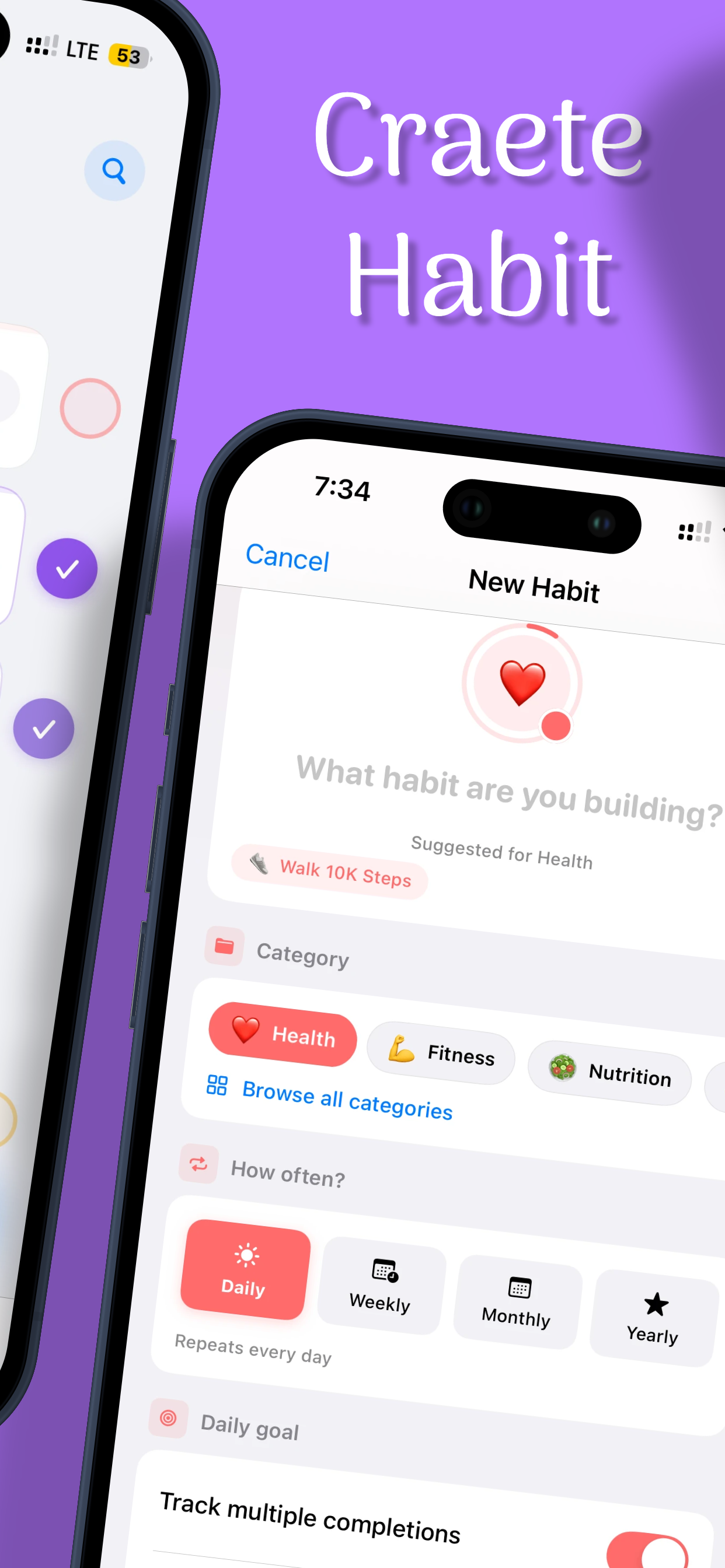 Create habit